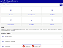 Tablet Screenshot of gtbgroup.in